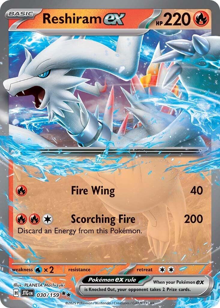 030/159 - Reshiram Ex - Journey Together - Pokemon TCG