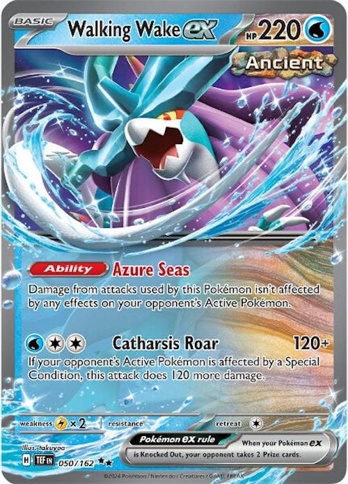 050/162 - Walking Wake EX - Temporal Forces - Pokemon TCG