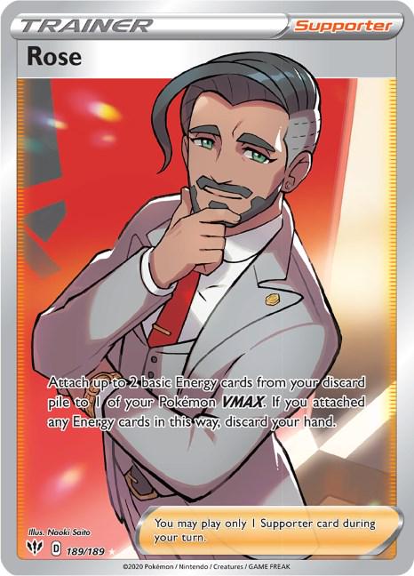 189/189 - Rose - Darkness Ablaze - Pokemon TCG