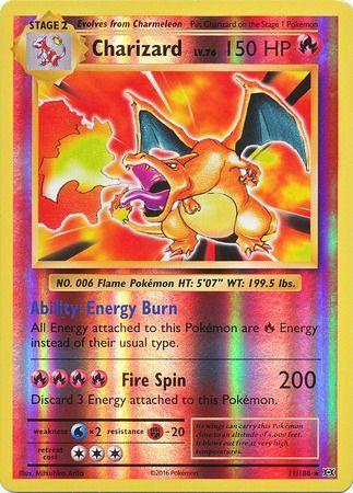 11/108 - Charizard Reverse Holo - Evolutions - Pokemon TCG