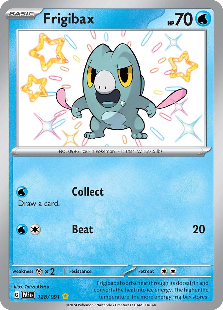 128/091 - Frigibax Baby Shiny - Paldean Fates - Pokemon TCG