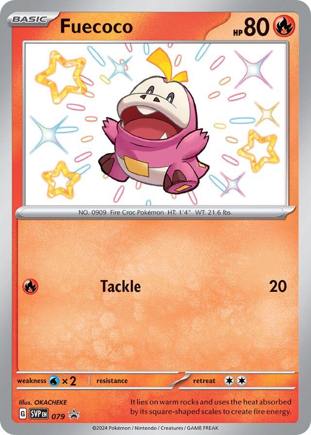 Fuecoco 079 Black Star Promo - Scarlet & Violet - Pokemon TCG