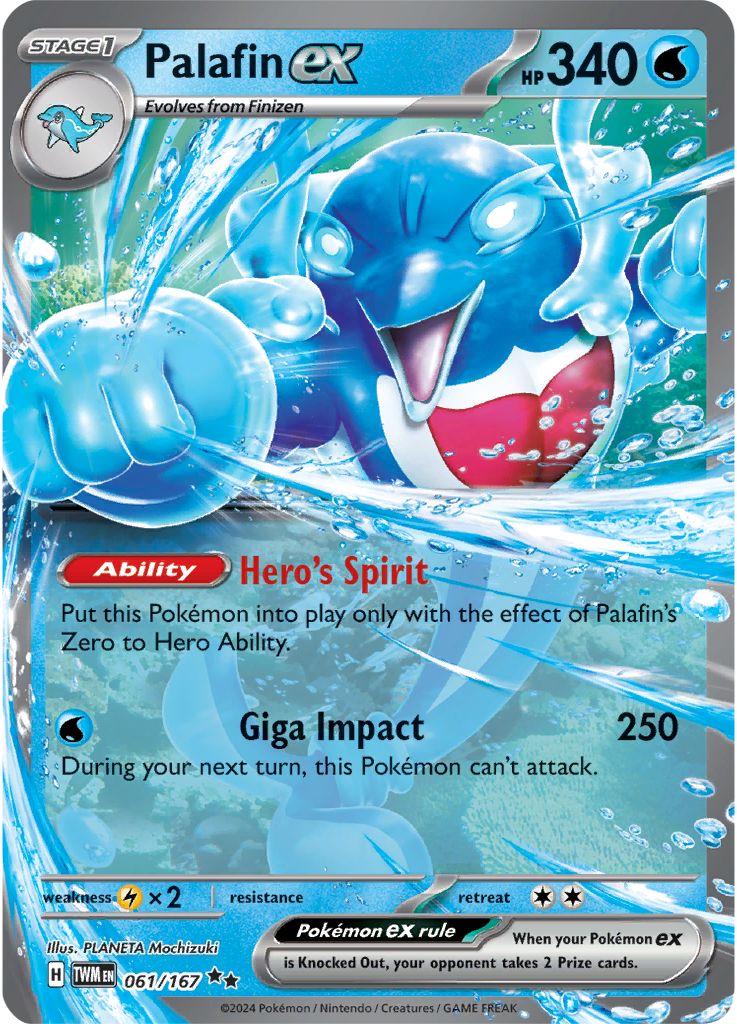 061/167 - Palafin EX - Twilight Masquerade - Pokemon TCG