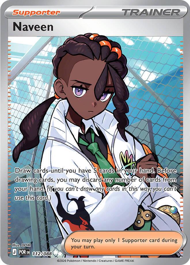 112/088 - Naveen - Perfect Order - Pokemon TCG