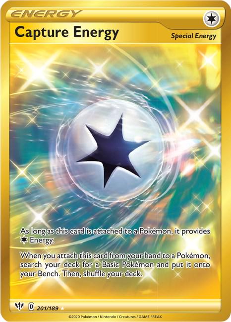 201/189 - Capture Energy - Darkness Ablaze - Pokemon TCG