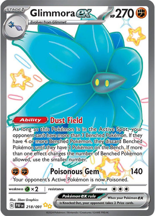 218/091 - Glimmora Ex - Paldean Fates - Pokemon TCG