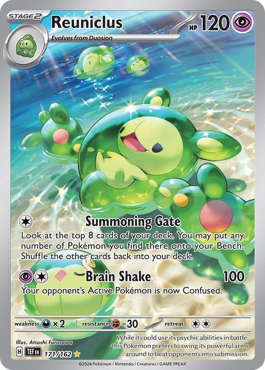 171/162 - Reuniclus Illustration Rare - Temporal Forces - Pokemon TCG