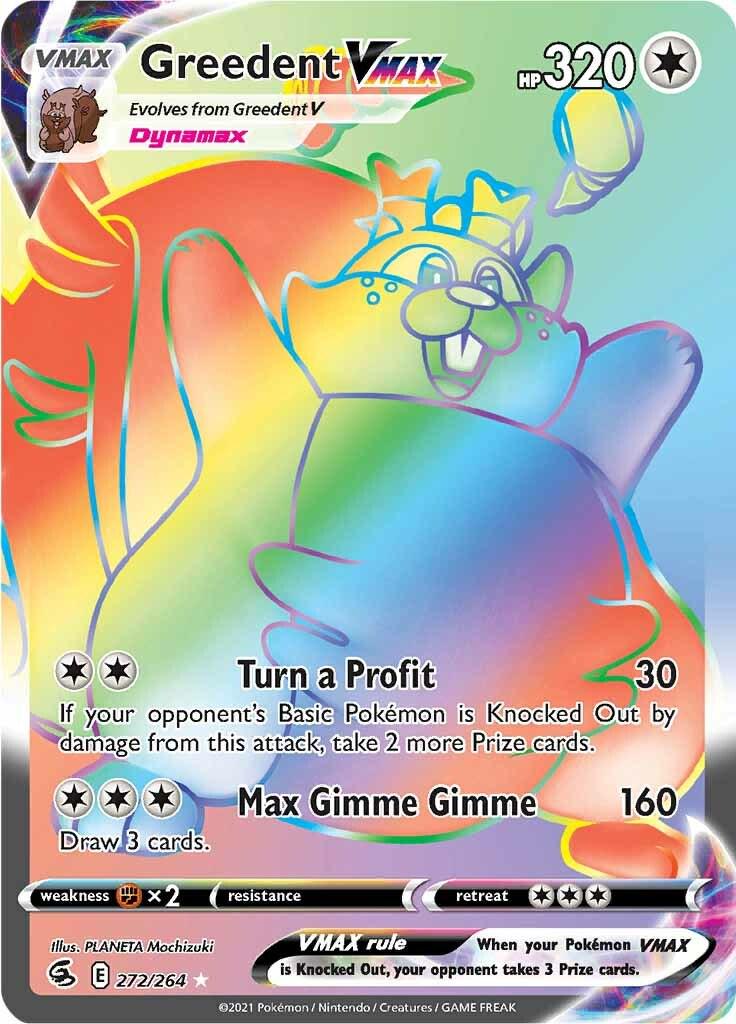 272/264 - Greedent Vmax - Fusion Strike - Pokemon TCG