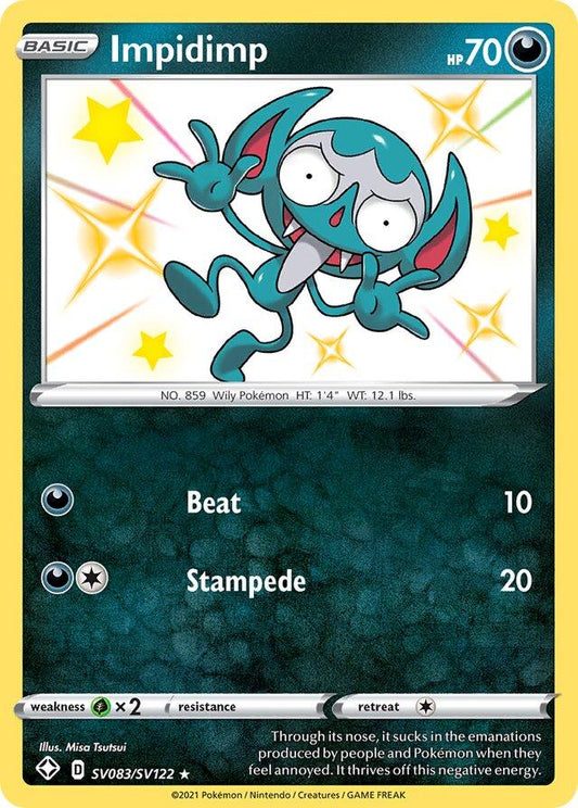 SV083/SV122 - Impidimp - Shining Fates - Pokemon TCG Baby Shiny
