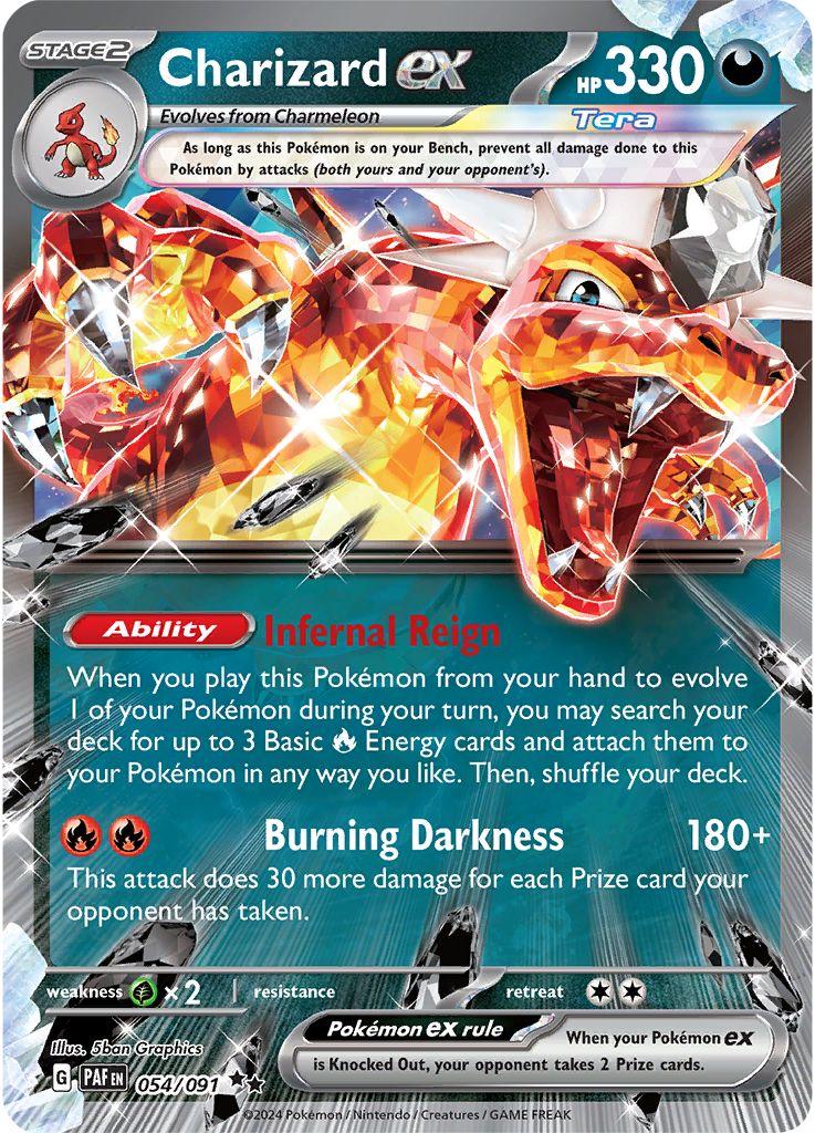054/091 - Charizard EX - Paldean Fates - Pokemon TCG