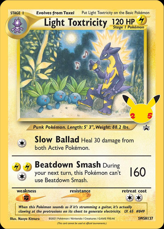 SWSH137 - Light Toxtricity Delta Species - Pokemon TCG Black Star Promo