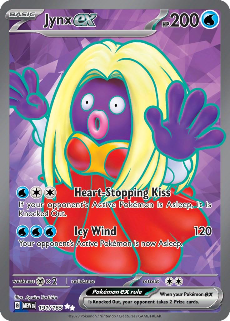 191/165 - Jynx EX - Scarlet & Violet 151 - Pokemon TCG
