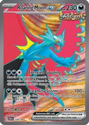 229/182 - Roaring Moon EX - Paradox Rift - Pokemon TCG