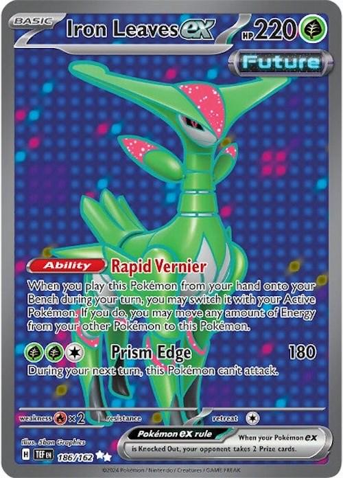 186/162 - Iron Leaves EX -  Temporal Forces - Pokemon TCG