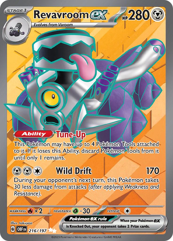 216/197 - Revavroom Ex - Obsidian Flames - Pokemon TCG