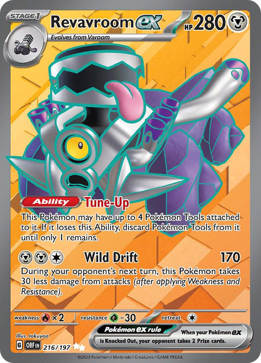 216/197 - Revavroom Ex - Obsidian Flames - Pokemon TCG