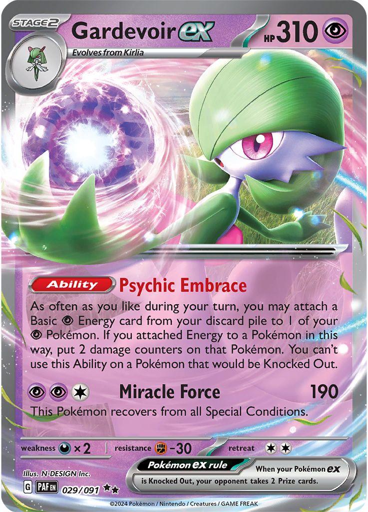 029/091 - Gardevoir EX - Paldean Fates - Pokemon TCG
