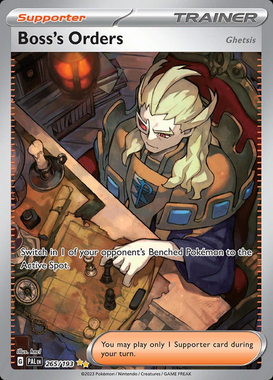 265/193 - Boss's Orders Alt Art - Paldea Evolved - Pokemon TCG