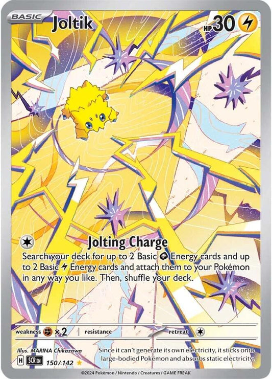 150/142 - Joltik Illustration Rare - Stellar Crown - Pokemon TCG