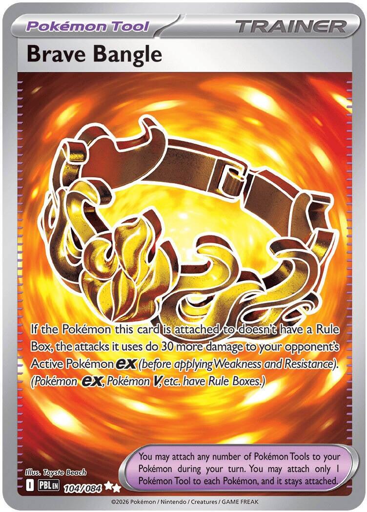 104/084 - Brave Bangle - Pitch Black - Pokemon TCG