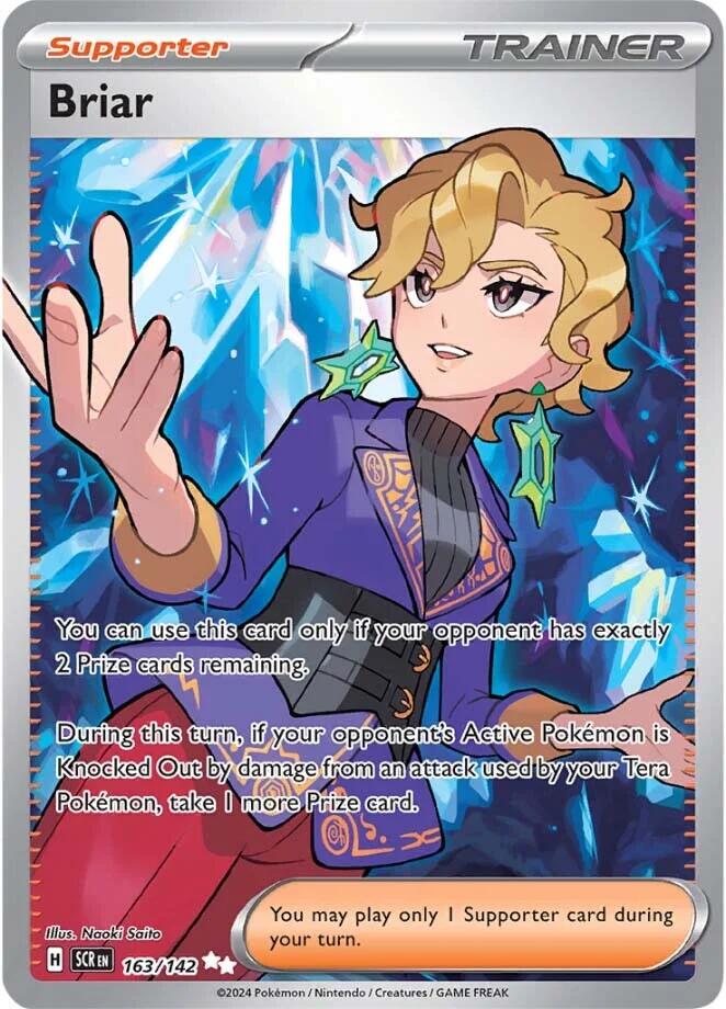 163/142 - Briar Trainer - Stellar Crown - Pokemon TCG
