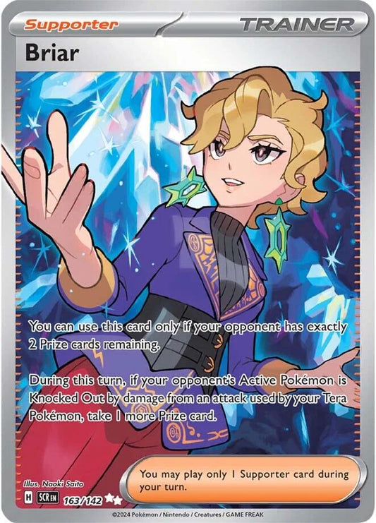 163/142 - Briar Trainer - Stellar Crown - Pokemon TCG
