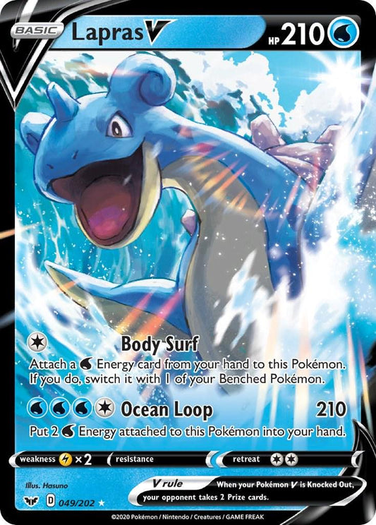 049/202 - Lapras V - Sword & Shield - Pokemon TCG