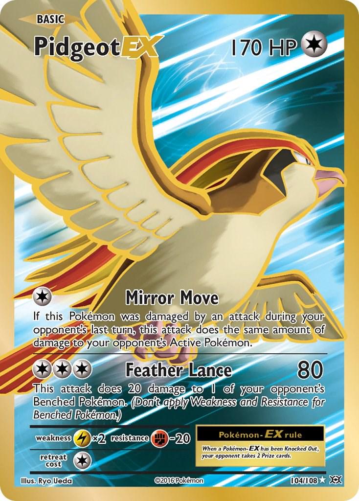 104/108 - Pidgeot EX - Evolutions - Pokemon TCG