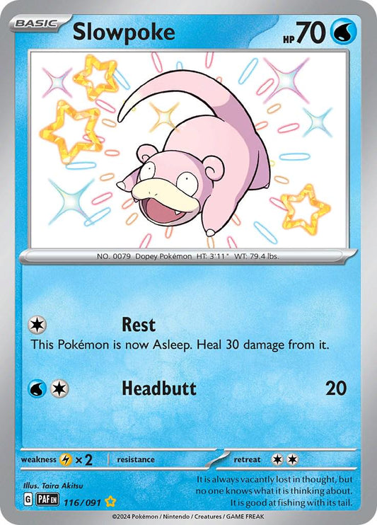 116/091 - Slowpoke Baby Shiny - Paldean Fates - Pokemon TCG