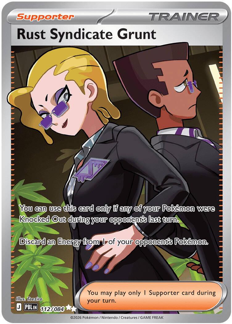 112/084 - Rust Syndicate Grunt - Pitch Black - Pokemon TCG