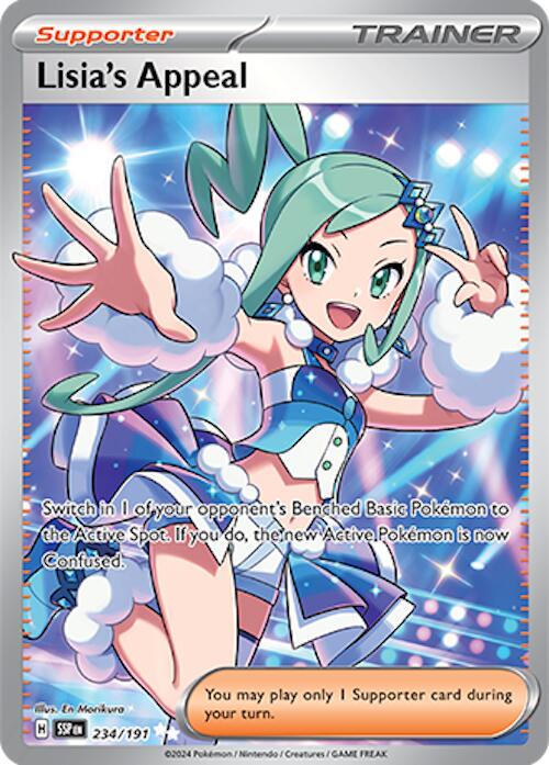 234/191 - Lisia's Appeal - Surging Sparks - Pokemon TCG