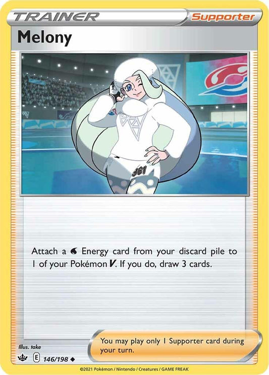 146/198 - Melony Reverse Holo - Chilling Reign - Pokemon TCG