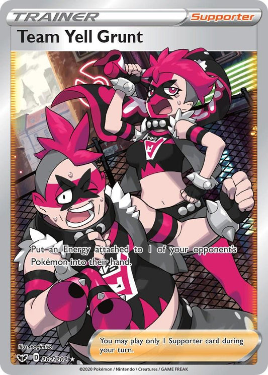 202/202 - Team Yell Grunt - Sword & Shield - Pokemon TCG