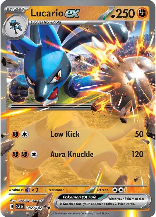 082/142 - Lucario Ex - Stellar Crown - Pokemon TCG