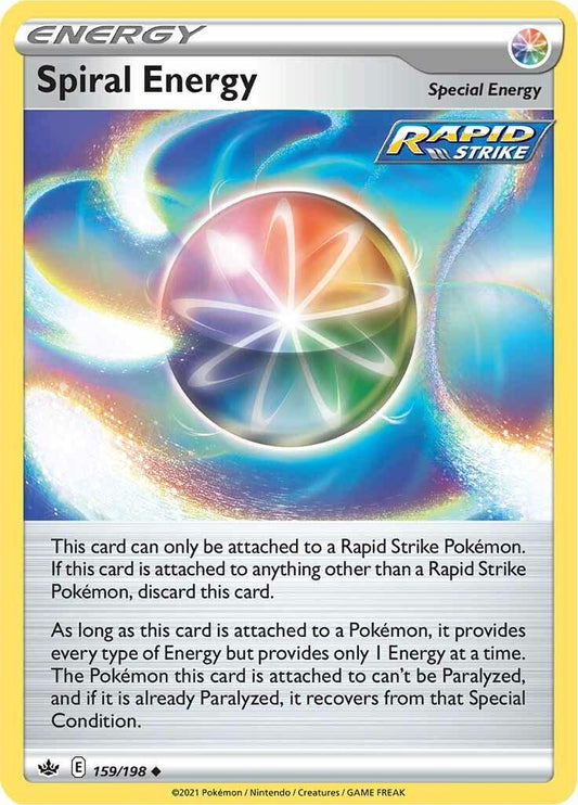 159/198 - Spiral Energy Reverse Holo - Chilling Reign - Pokemon TCG