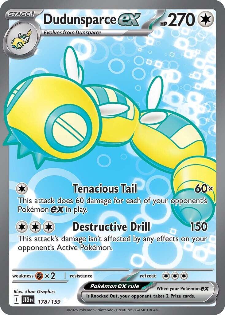 178/159 - Dudunsparce - Journey Together - Pokemon TCG