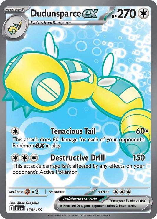 178/159 - Dudunsparce - Journey Together - Pokemon TCG