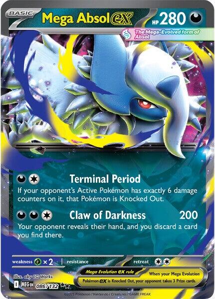 086/132 - Mega Absol EX - Mega Evolution - Pokemon TCG
