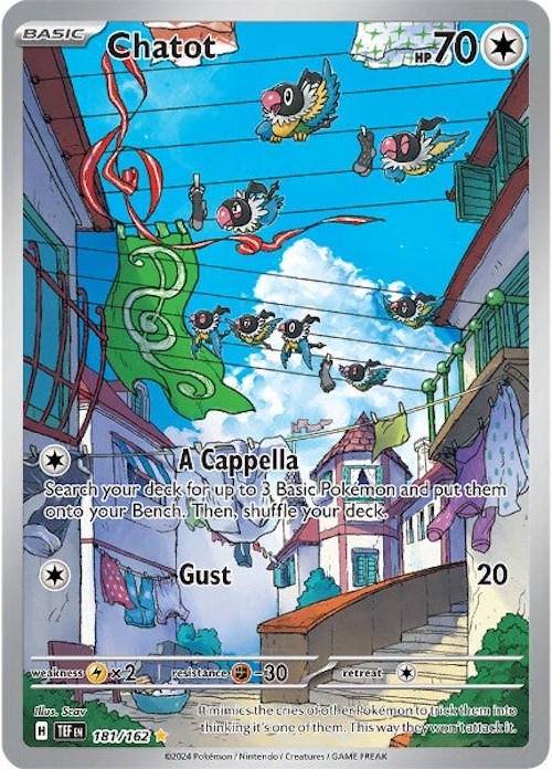 181/162 - Chatot - Temporal Forces - Pokemon TCG