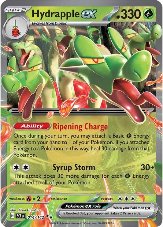 014/142 - Hydrapple Ex - Stellar Crown - Pokemon TCG