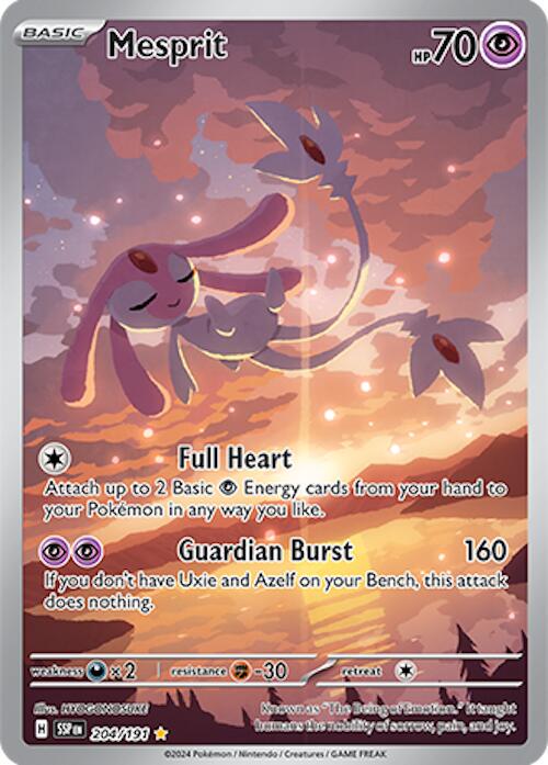 204/191 - Mesprit - Surging Sparks - Pokemon TCG