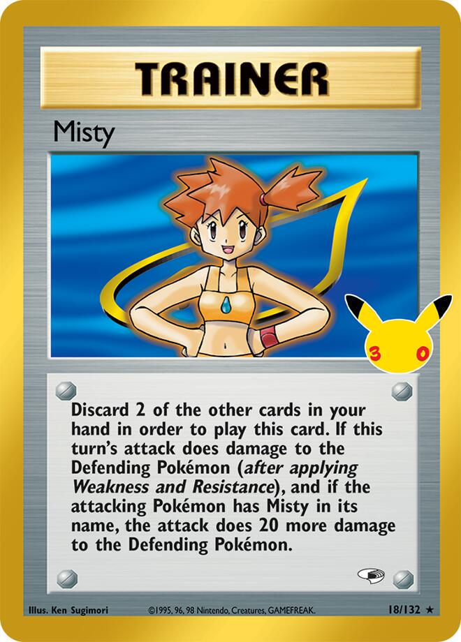 [English] 18/132 - Misty Classic Collection - 30th Celebration - Pokemon TCG