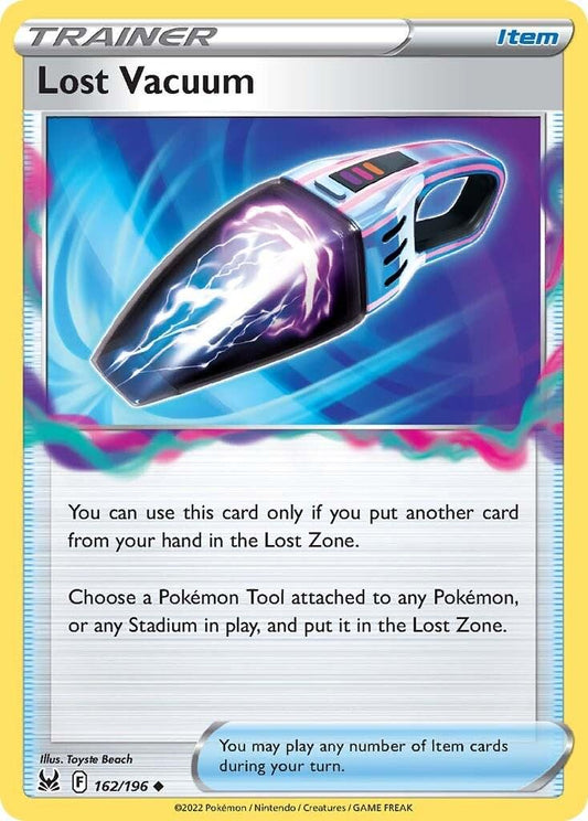 162/196 - Lost Vacuum Reverse Holo - Lost Origin - Pokemon TCG