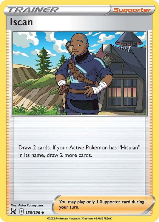 158/196 - Iscan Reverse Holo - Lost Origin - Pokemon TCG