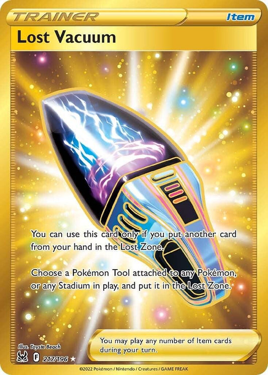 217/196 - Lost Vacuum Gold - Lost Origins Pokemon TCG
