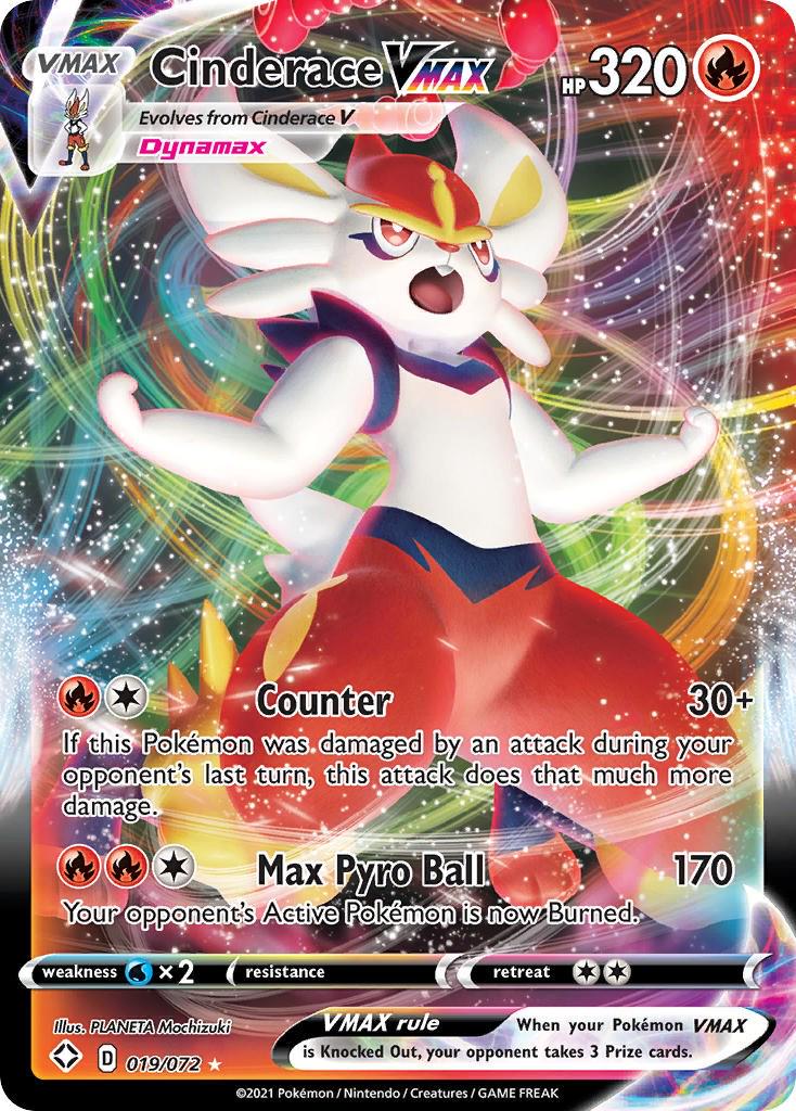 019/072 - Cinderace Vmax - Shining Fates - Pokemon TCG