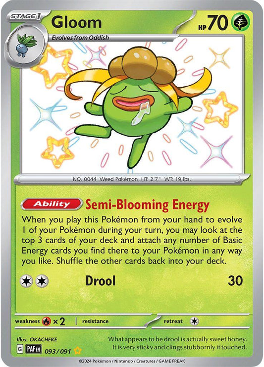 093/091 - Gloom Baby Shiny - Paldean Fates - Pokemon TCG