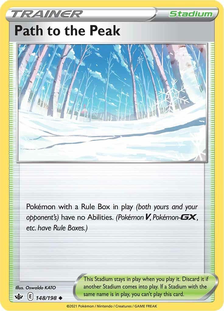 148/198 - Path To The Peak Reverse Holo - Chilling Reign - Pokemon TCG