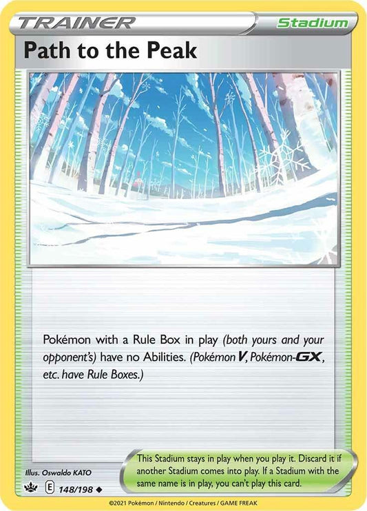 148/198 - Path To The Peak Reverse Holo - Chilling Reign - Pokemon TCG
