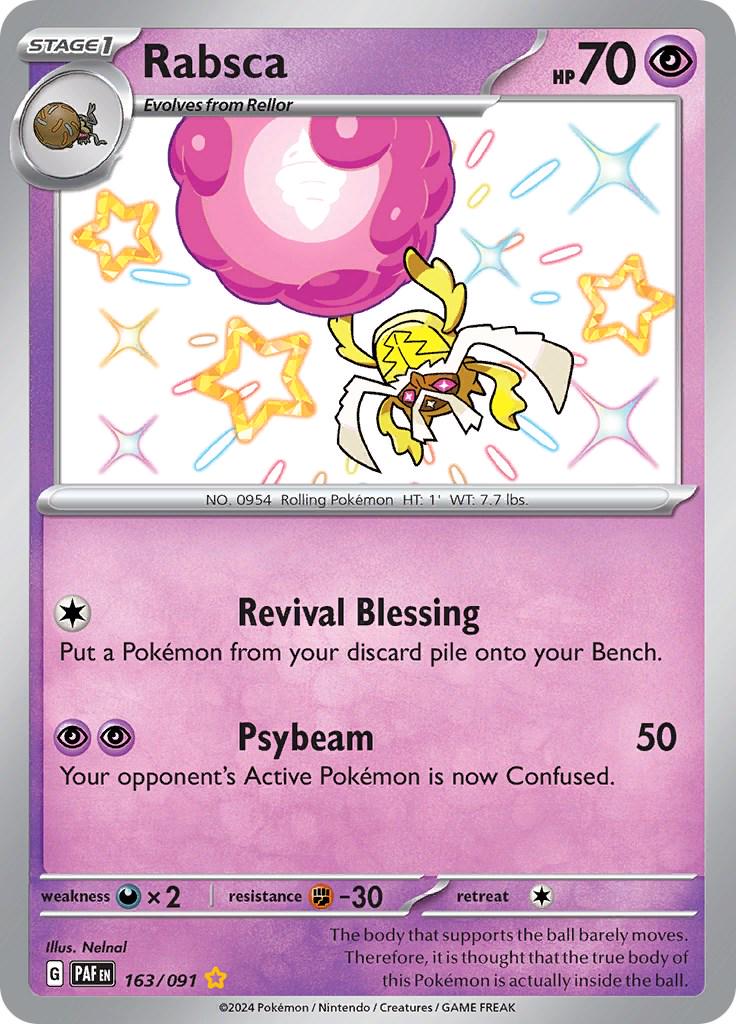 163/091 - Rabsca - Paldean Fates - Pokemon TCG